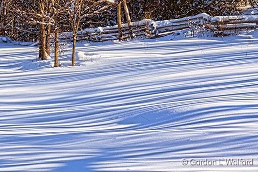 Snow Shadows_32617.jpg - Photographed near Sharbot Lake, Ontario, Canada.